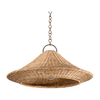 Hudson Valley Lighting Baychester 1 Light 32 inch Bronze Leaf Pendant Ceiling Light