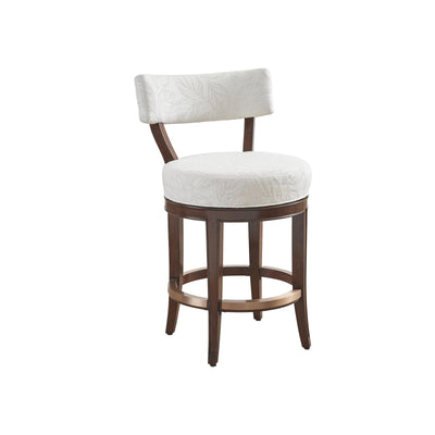 Lexington Rendezvous Giles Upholstered Swivel Counter Stool