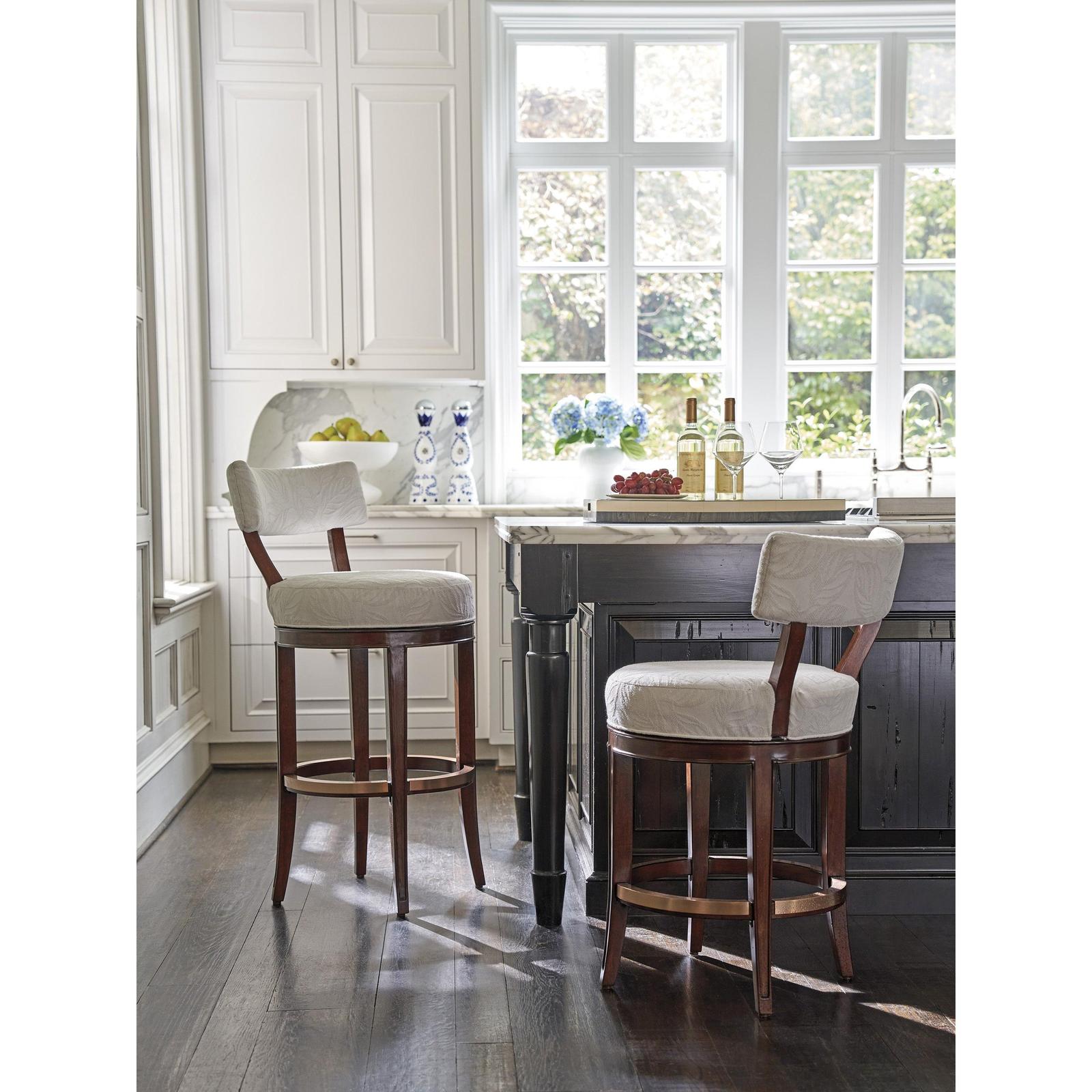 Lexington Rendezvous Giles Upholstered Swivel Counter Stool
