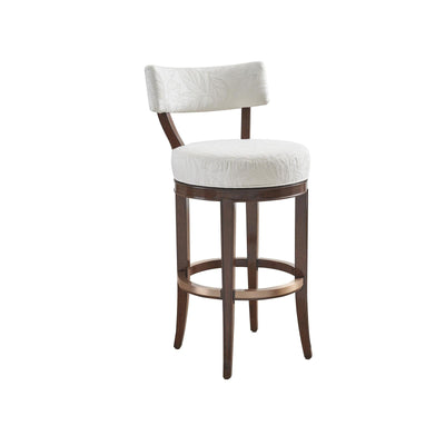Lexington Rendezvous Giles Upholstered Swivel Bar Stool