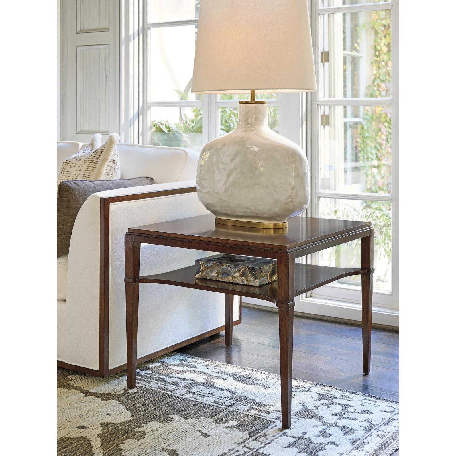 Lexington Rendezvous Andora Square Lamp Table