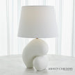 Global Views Matte White Muse Lamp