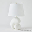 Global Views Matte White Muse Lamp