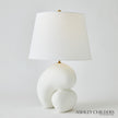 Global Views Matte White Muse Lamp