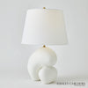 Global Views Matte White Muse Lamp