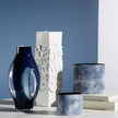 Global Views Night Blue Fly Through Vase