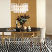 Global Views Black Calyx Candle Holder