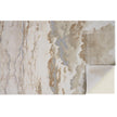 Feizy Aura 3727F Modern Abstract Rug in Ivory/Tan/Gray