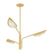 Hudson Valley Lighting Levin 3 Light Aged Brass Chandelier Ceiling Light