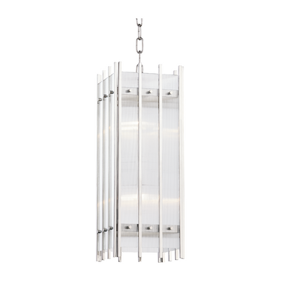 Hudson Valley Lighting Wooster 4 Light 7.5 inch Polished Nickel Lantern Ceiling Light Clearance