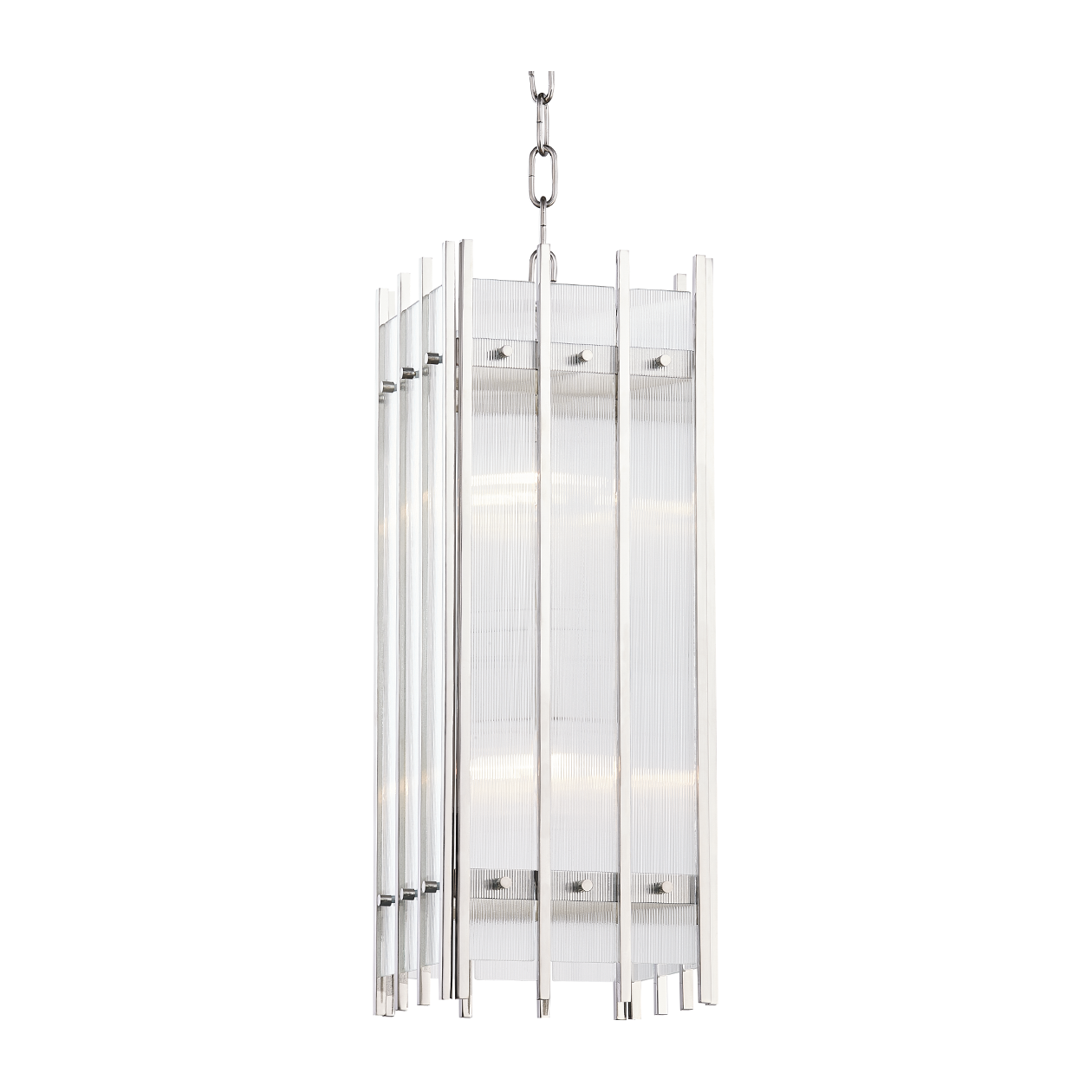 Hudson Valley Lighting Wooster 4 Light 7.5 inch Polished Nickel Lantern Ceiling Light Clearance