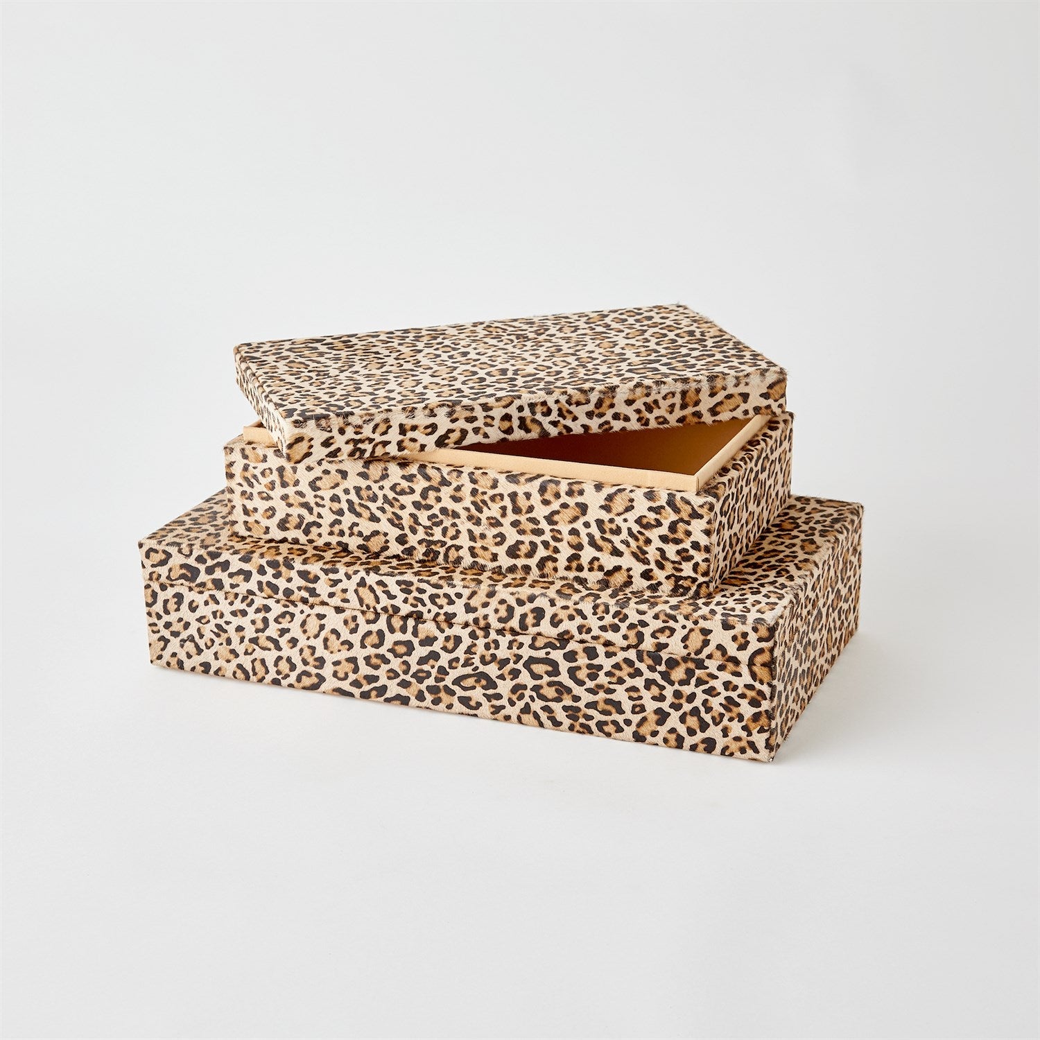 Global Views Cheetah Hair-on-Hide Box Clearance