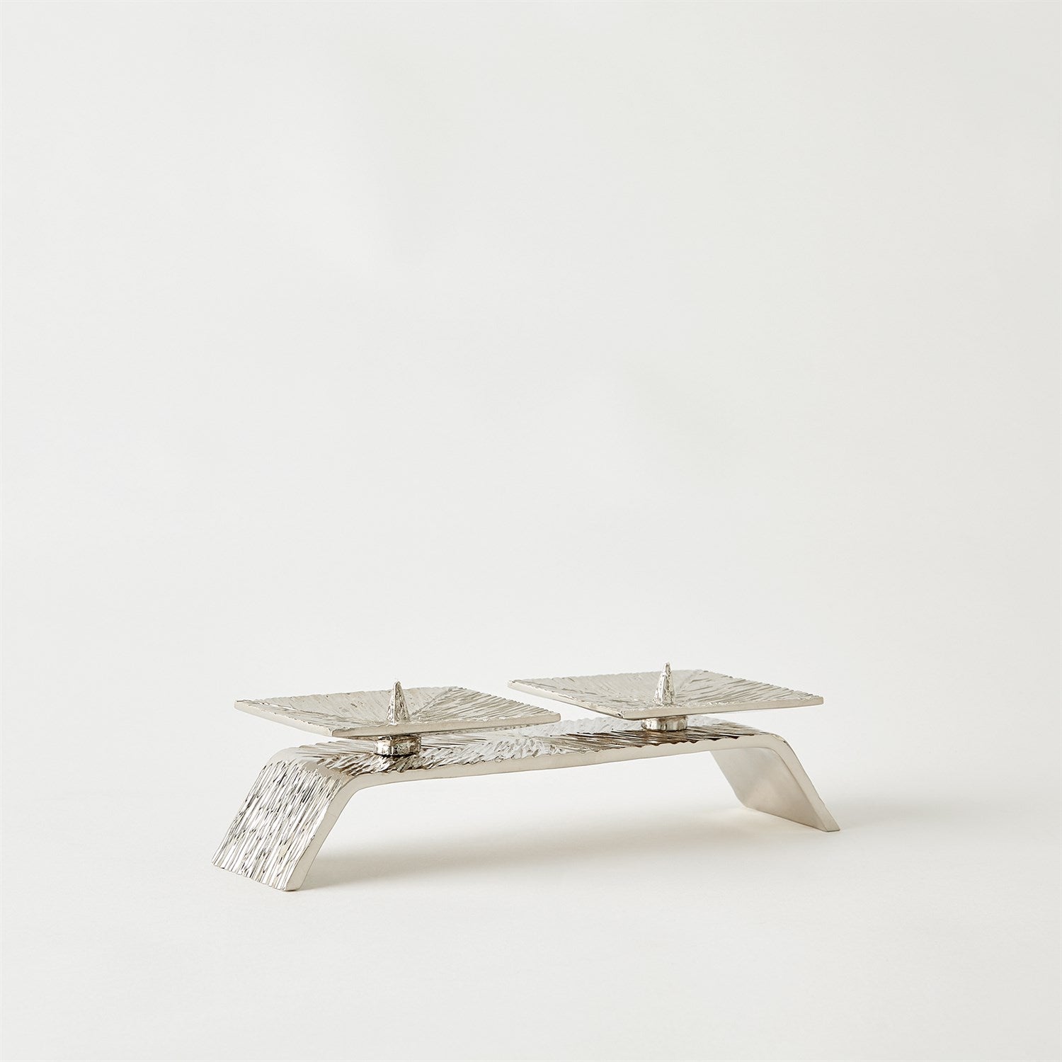 Global Views Nickel Torch Candleholder