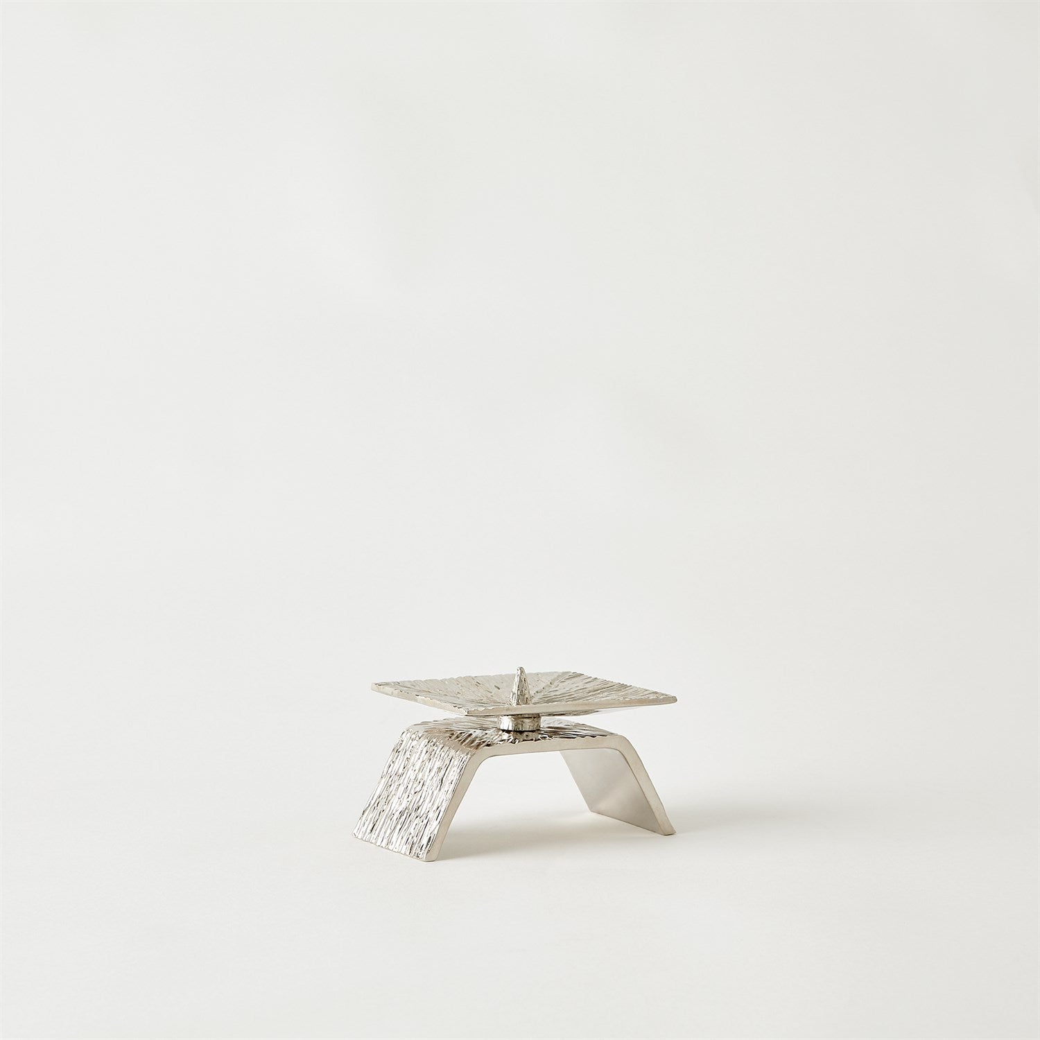 Global Views Nickel Torch Candleholder