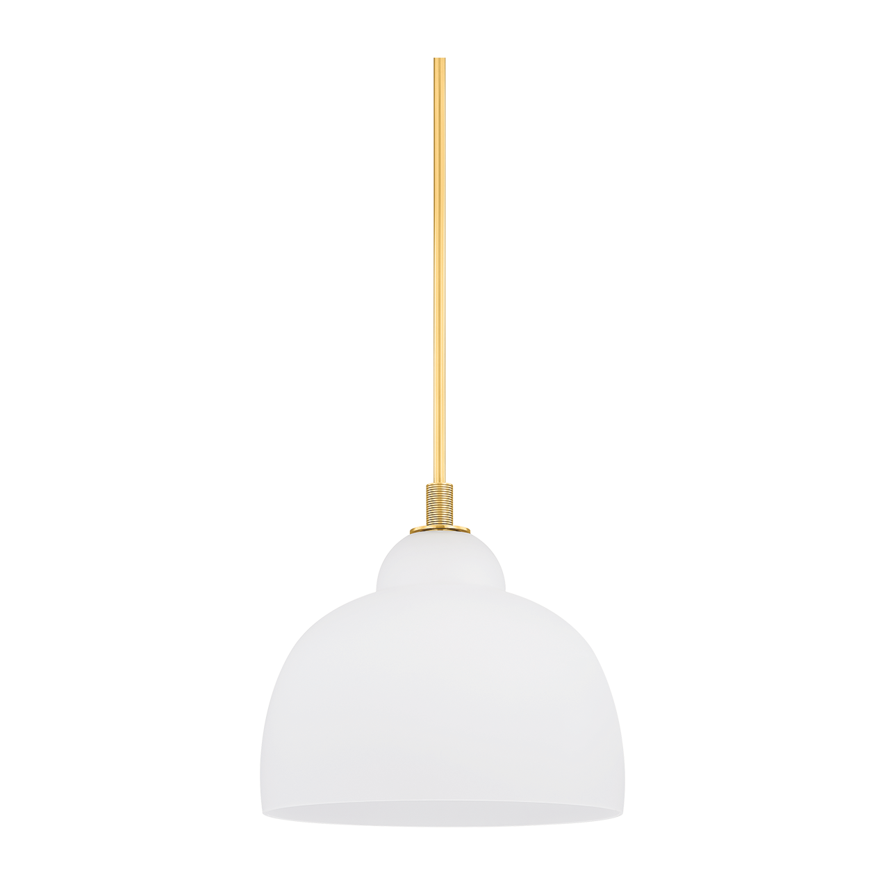 Hudson Valley Lighting Oberon 1 Light 18 inch Aged Brass Pendant Ceiling Light
