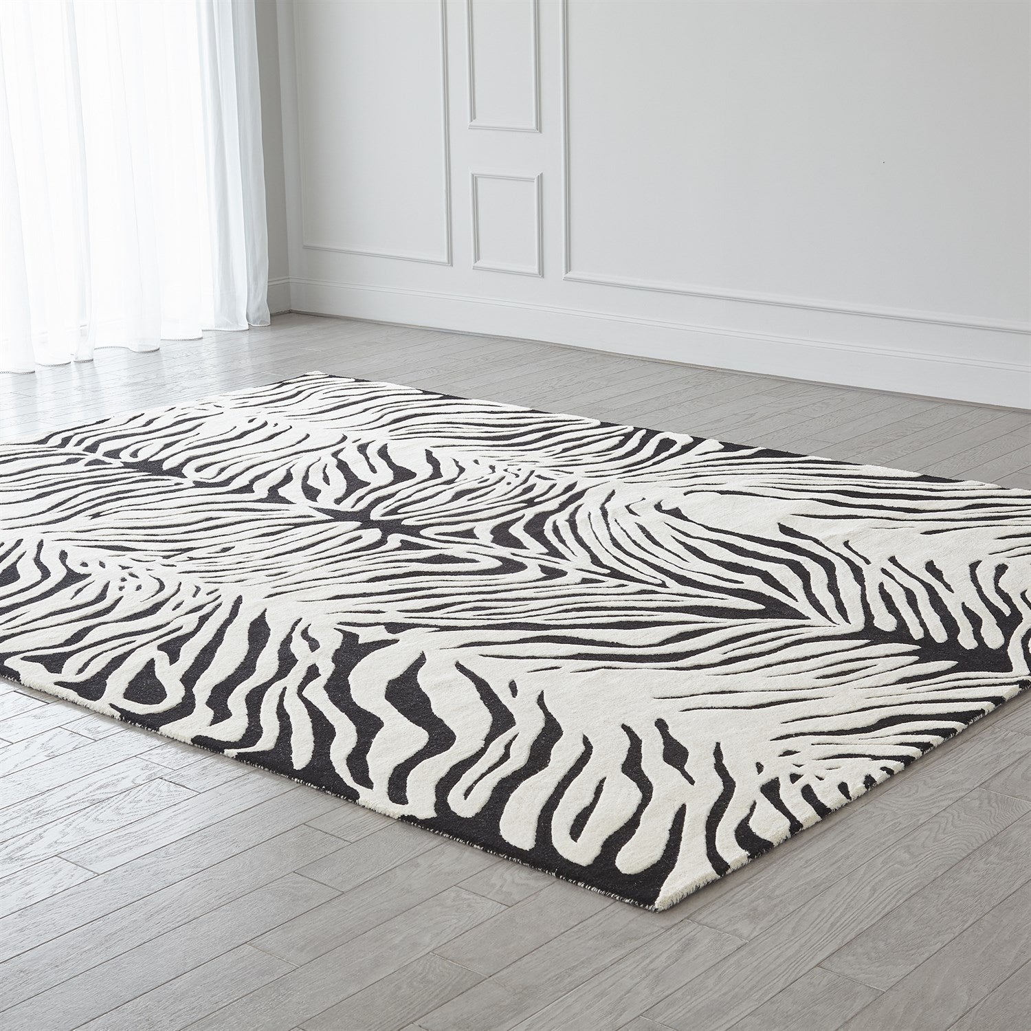 Global Views Zebra Rug Clearance
