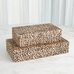 Global Views Cheetah Hair-on-Hide Box Clearance