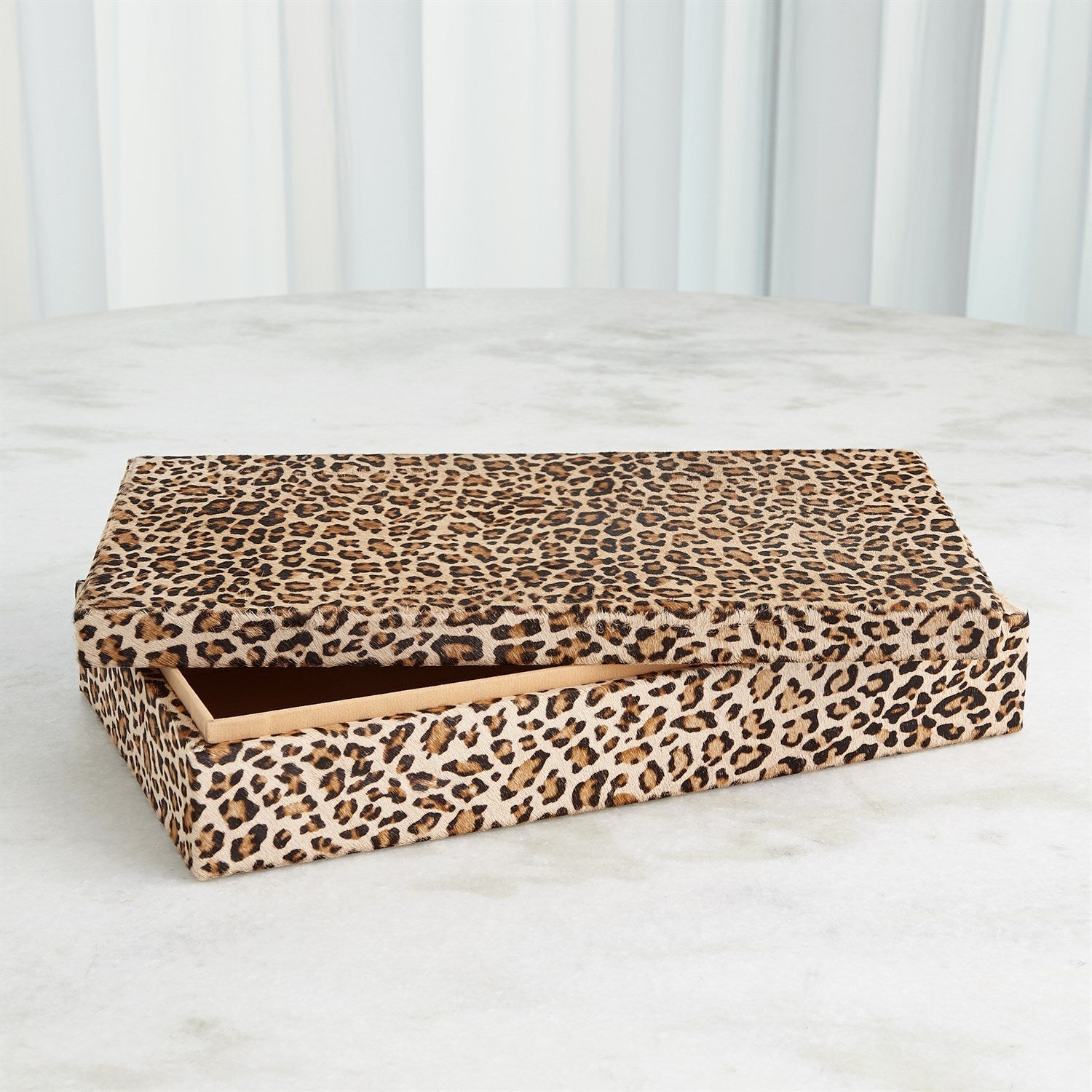 Global Views Cheetah Hair-on-Hide Box Clearance