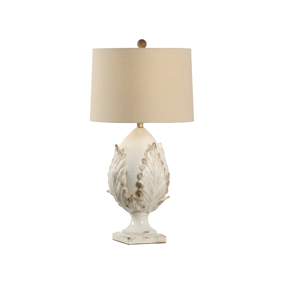 Chelsea House Small Cream Artichoke Table Lamp