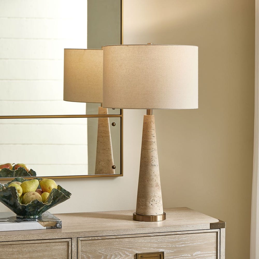 Uttermost Perkins Travertine Table Lamp