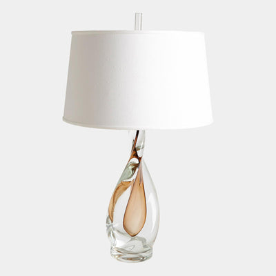 Global Views Beryl Silk Shade Twist Lamp