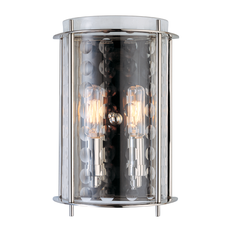 Hudson Valley Lighting Esopus 2 Light 7 inch Polished Nickel Wall Sconce Wall Light Clearance