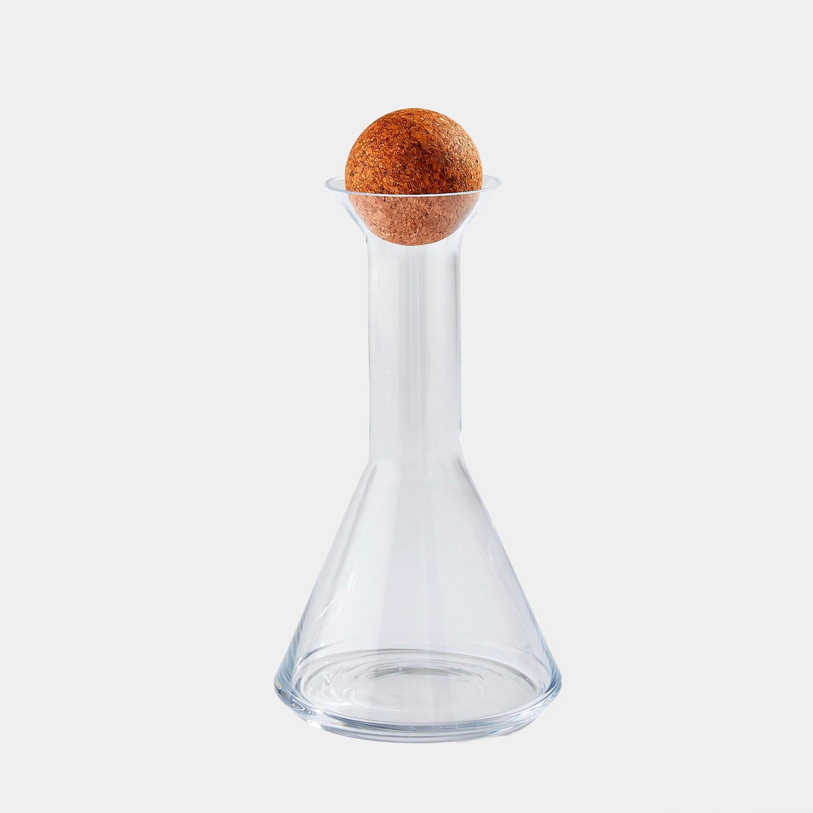 Global Views Chemistry Decanter with Cork Stopper