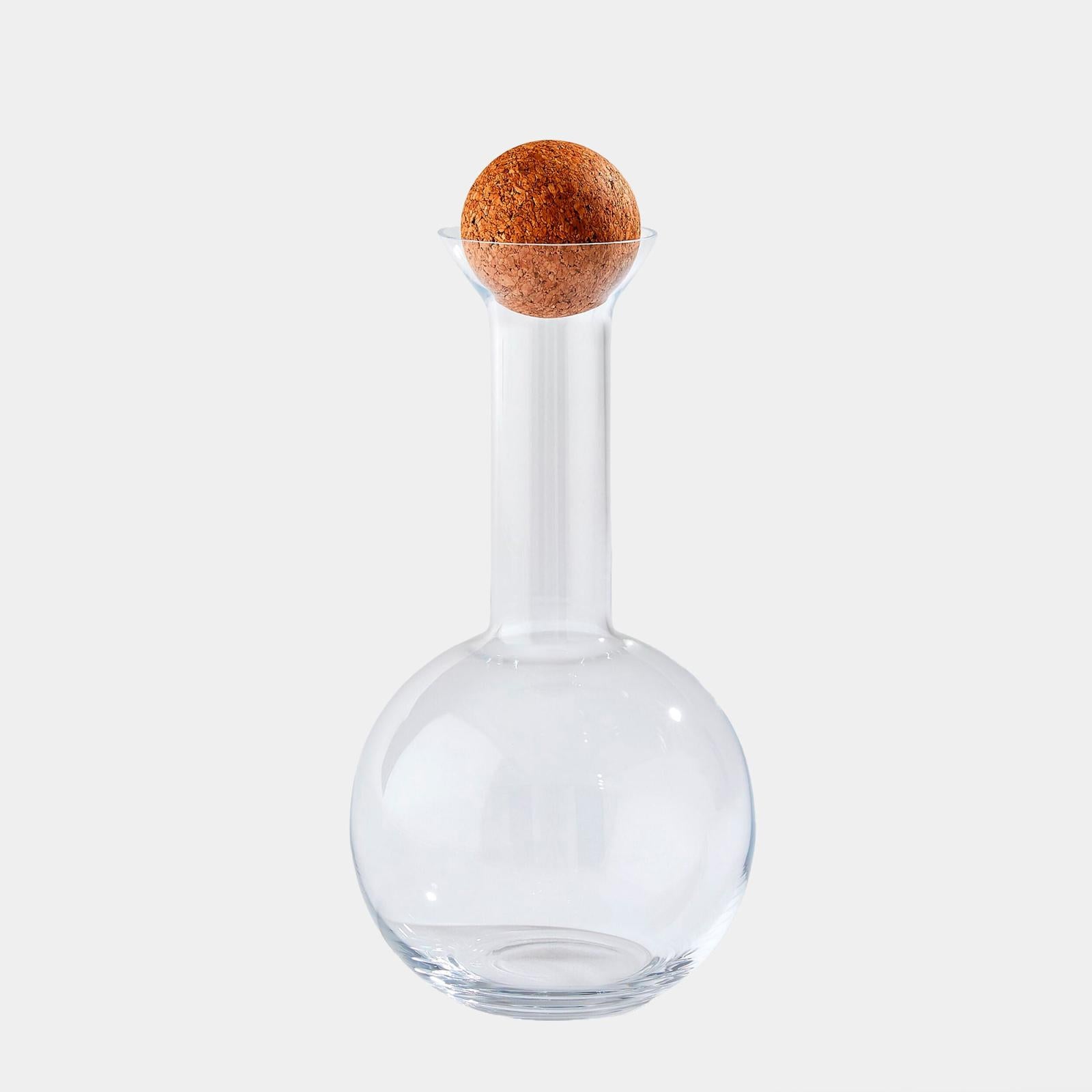 Global Views Chemistry Decanter with Cork Stopper