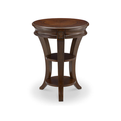 Magnussen Home Winslet Cherry Round Accent Table