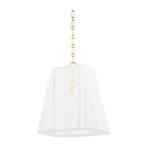 Hudson Valley Lighting Verona Beach 1 Light 13.75 inch Pendant Ceiling Light Clearance