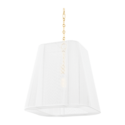 Hudson Valley Lighting Verona Beach 1 Light 19.5 inch Pendant Ceiling Light Clearance