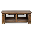 Magnussen Home Chesterfield Farmhouse Timber Lift Top Storage Cocktail Table With Casters