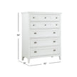 Magnussen Home Heron Cove Chalk White & Dovetail Grey Chest
