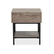 Magnussen Home Fenwick Whitetail Brown And Smoke Glass Rectangular End Table