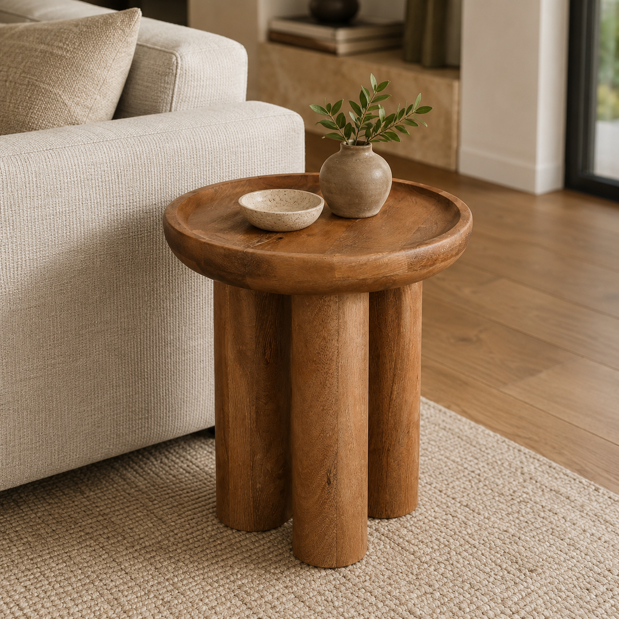 Bassett Mirror Blair Round End Table