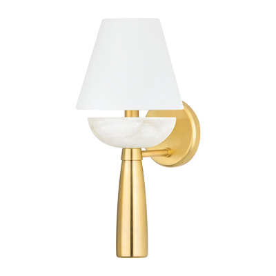 Hudson Valley Lighting New Windsor 1 Light 7.25 inch Aged Brass Wall Sconce Wall Light