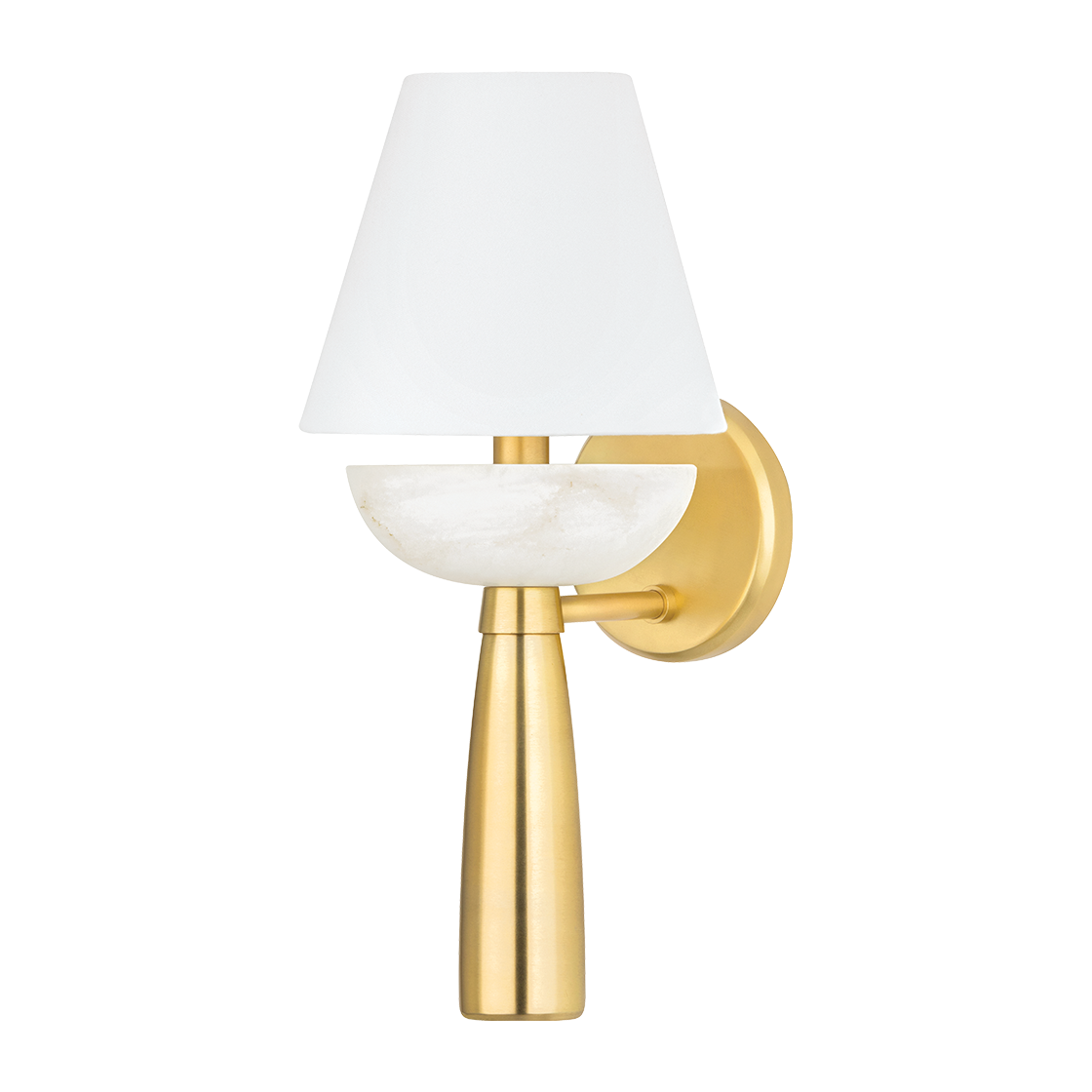 Hudson Valley Lighting New Windsor 1 Light 7.25 inch Aged Brass Wall Sconce Wall Light