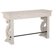 Magnussen Home Bronwyn Alabaster Rectangular Sofa Table