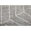 Feizy Emerson T8015 Modern Abstract, Gray/Ivory, Rug