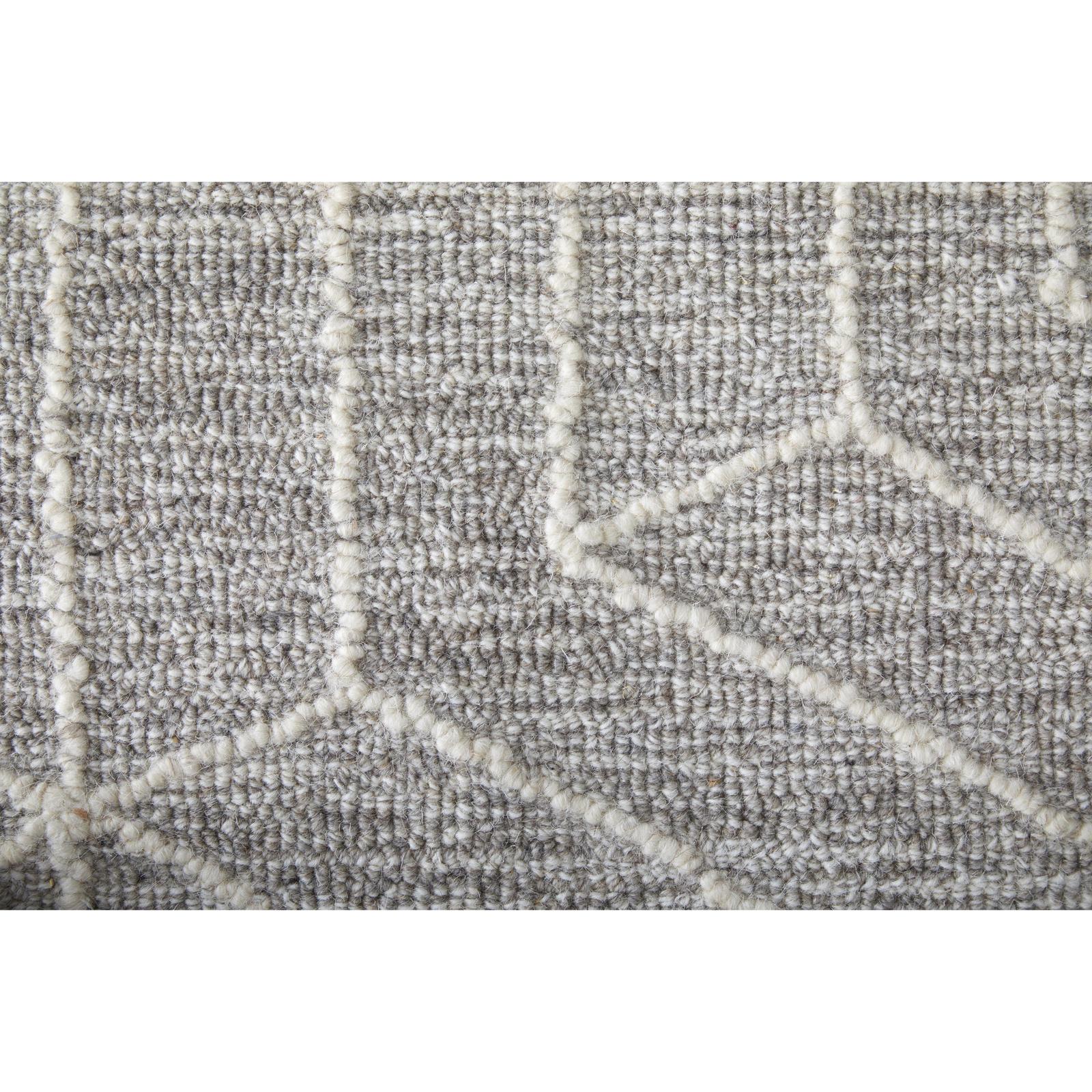 Feizy Emerson T8015 Modern Abstract, Gray/Ivory, Rug