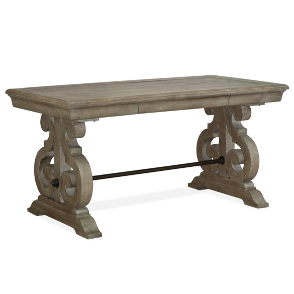 Magnussen Home Tinley Park Dove Tail Grey Writing Desk