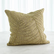 Global Views Beaded Palm Leaf Pillow