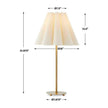 Uttermost Lilabet Fluted Shade Table Lamp