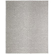 Feizy Emerson T8015 Modern Abstract, Gray/Ivory, Rug