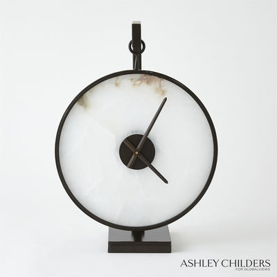 Global Views Black Bronze Anya Clock by Ashley Childers