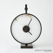 Global Views Black Bronze Anya Clock by Ashley Childers
