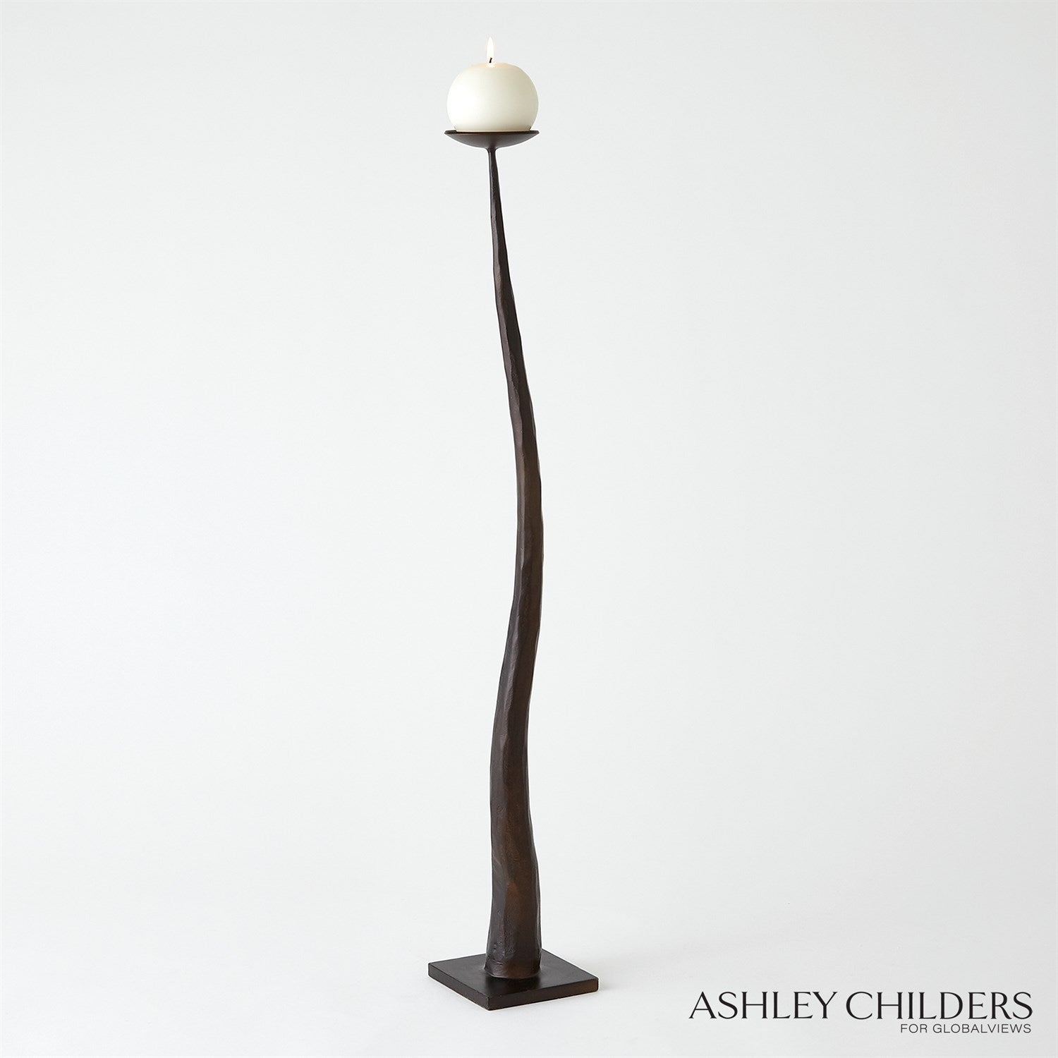 Global Views Chiseled Candle Holder by Ashley Childers