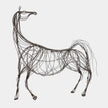 Global Views Antique Bronze Ming Dynasty Horse Sculpture