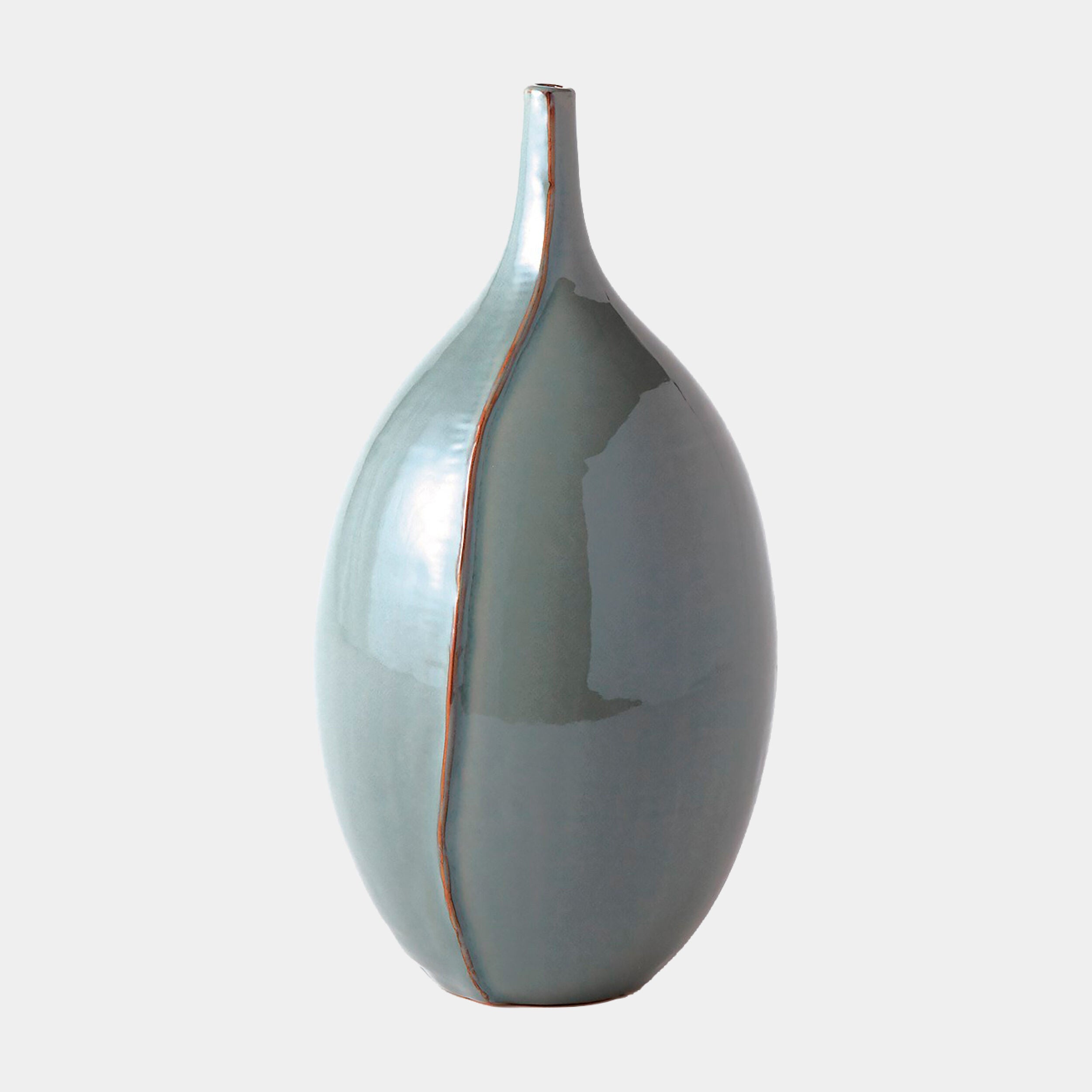 Global Views Blue Milo Vase
