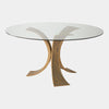 Global Views Lotus Antique Gold Dining Table